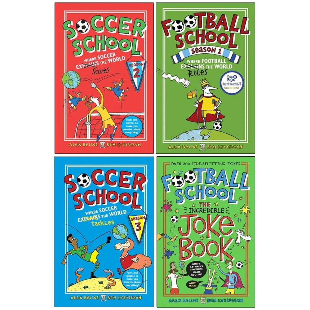 Football School Season 4 Books Collection Set by Alex Bellos,Ben Lyttleton