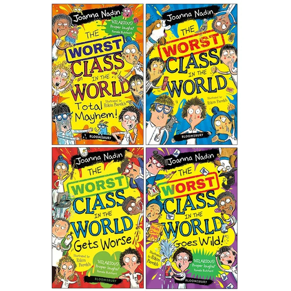 Worst Class in the World 4 Books Collection Set by Joanna Nadin