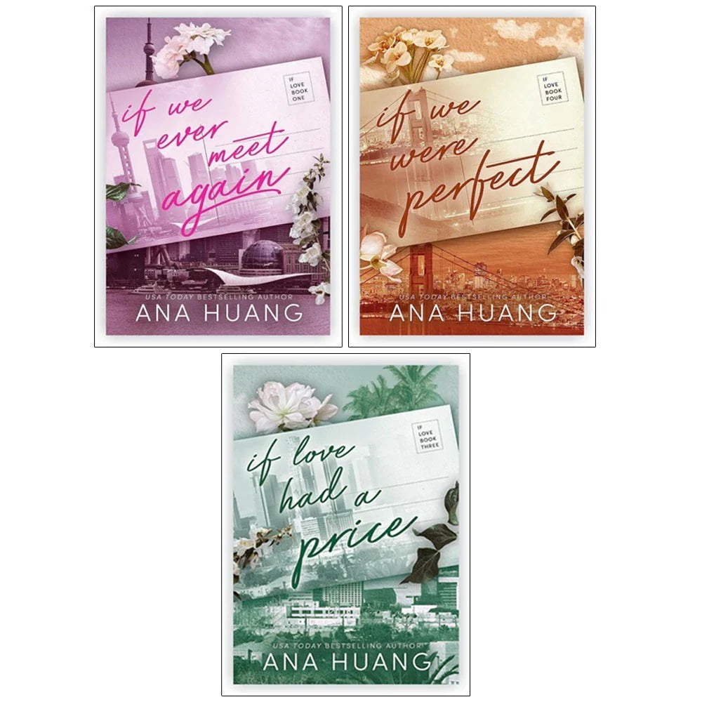 If Love Series 3 Books Collection Set by Ana Huang ( If We Ever Meet, Again If Love Had A Price & If We Were Perfect)
