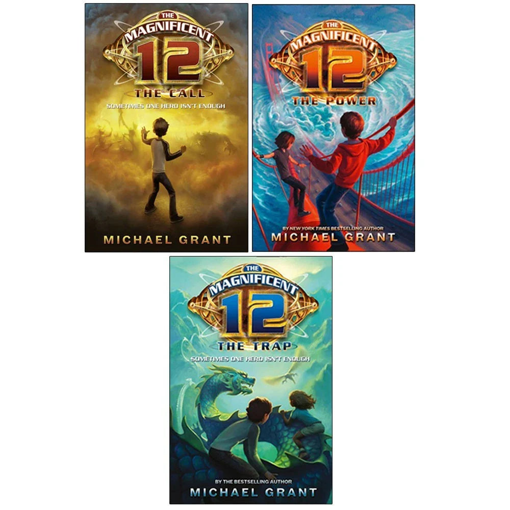 Michael Grant Magnificent 12 Series 3 Books Collection Set ( The Call  ,The Trap & The Power)