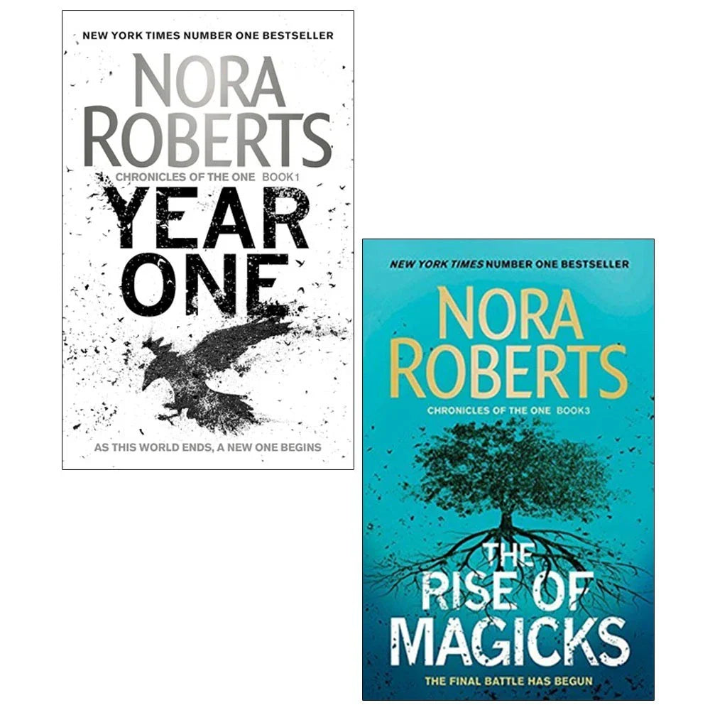 Chronicles of The One Series 2 Books Collection Set by Nora Roberts(Year One &The Rise of Magicks)