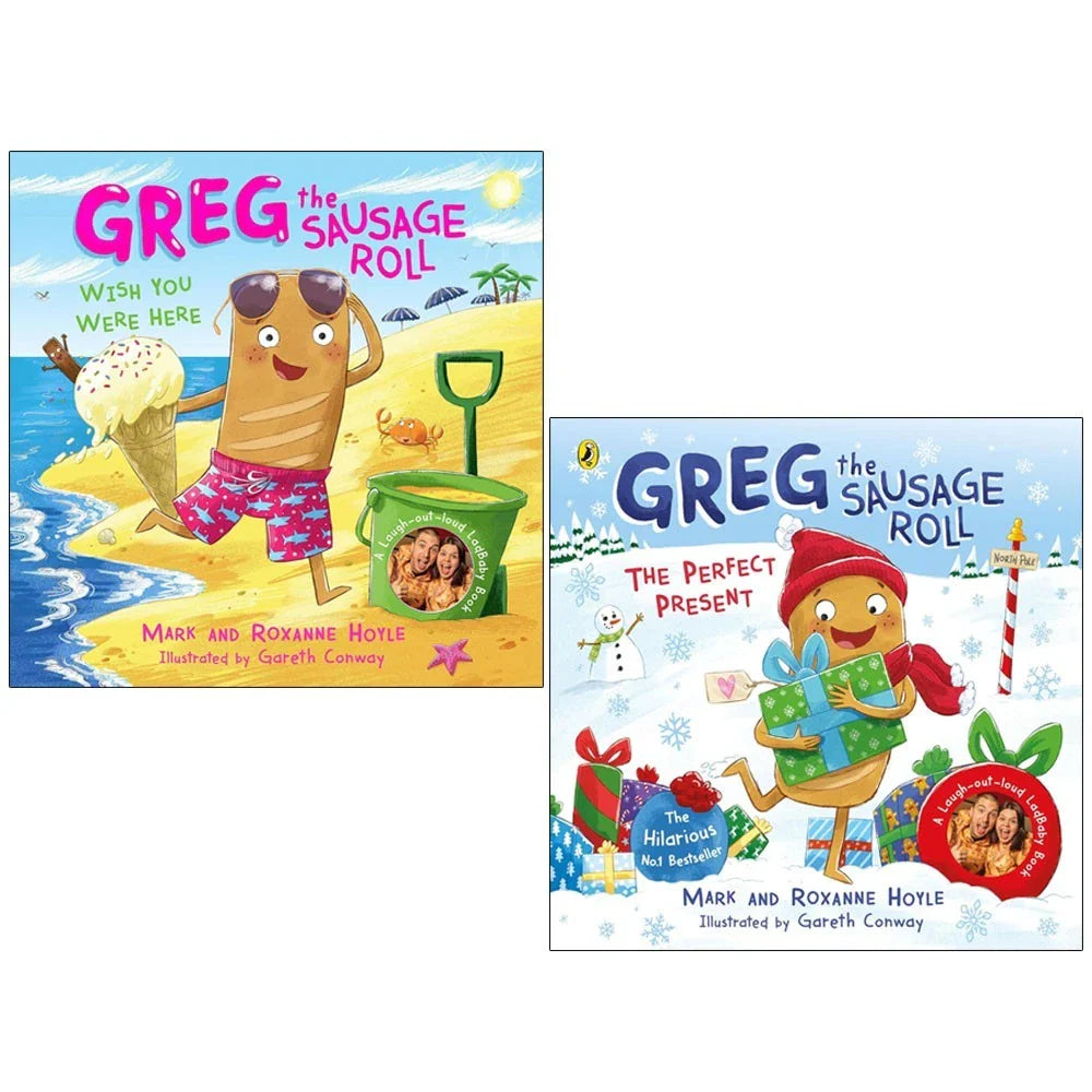 Greg the Sausage Roll Collection 2 Books Set By Mark Hoyle and Roxanne Hoyle