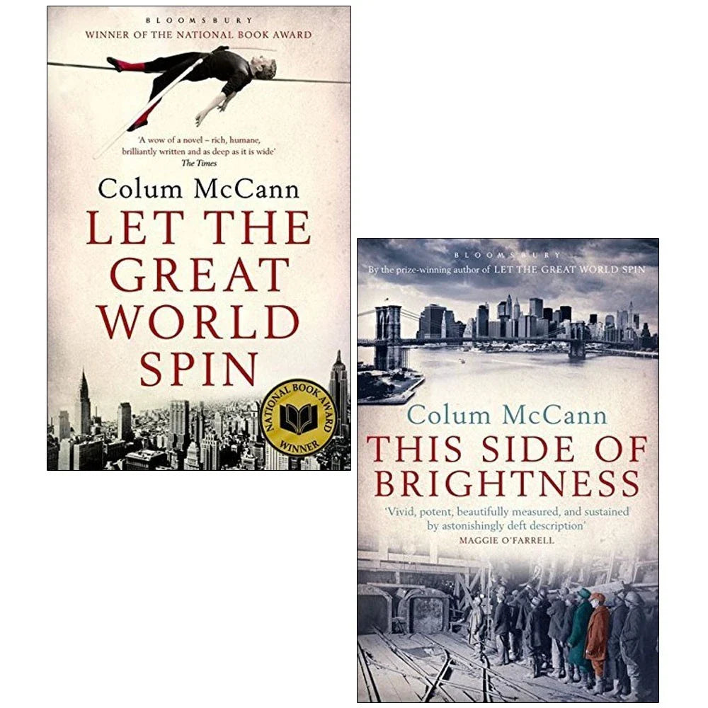 Colum McCann 2 Books Collection Set(Let the Great World Spin & This Side of Brightness)