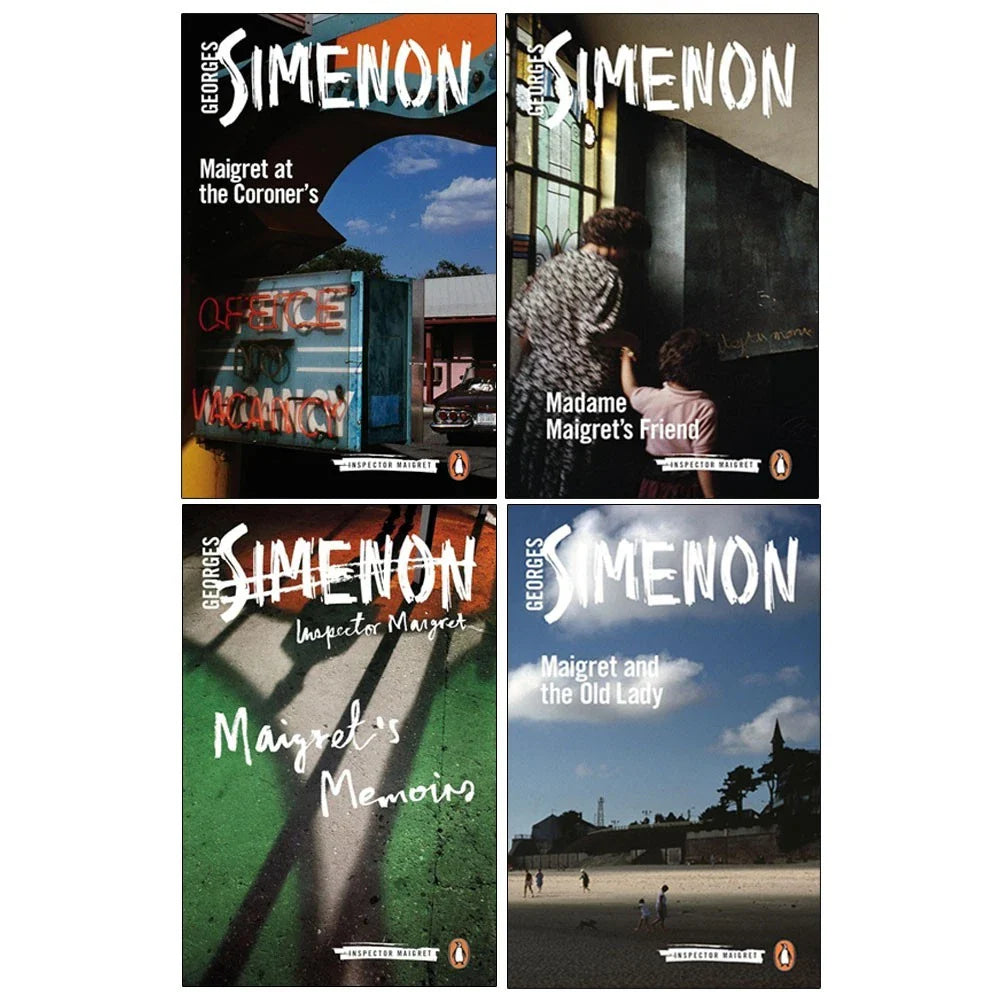 Georges Simenon inspector maigret Series 7 Collection 4 Books Set