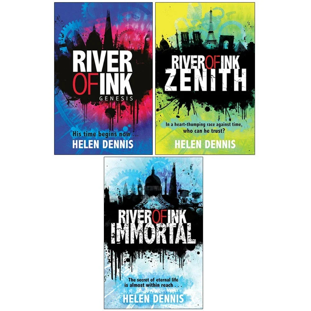 River of Ink Series 3 Books Collection Set By Helen Dennis (Genesis,Zenith & Immortal)