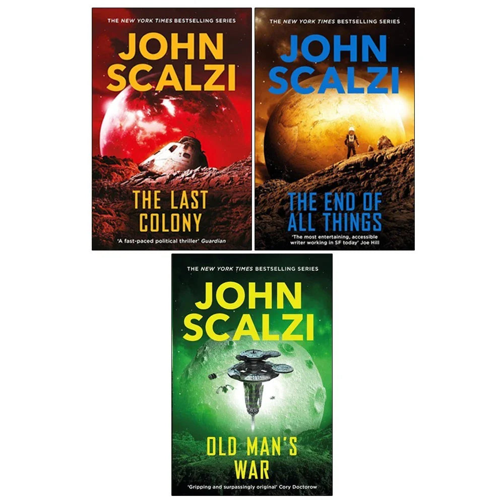 Old Man’s War Series Collection 3 Books Set by John Scalzi(Old Man's War,The Last Colony &The End of All Things)