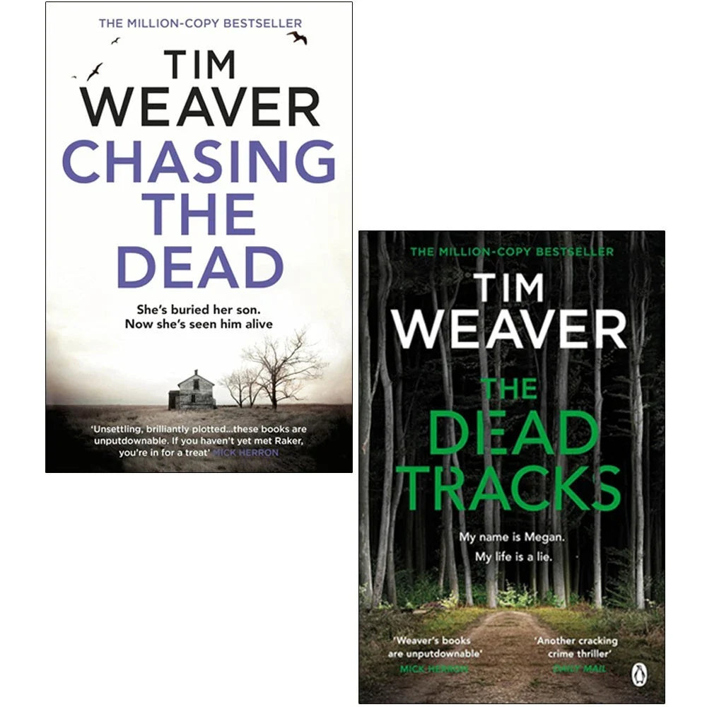 David Raker Series 2 Books Collection Set By Tim Weaver(Chasing The Dead, The Dead Tracks)