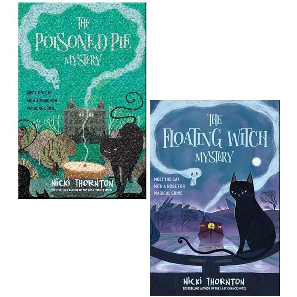 Howling Hag Mysteries Series 2 Books Collection Set by Nicki Thornton (The Poisoned Pie Mystery  &The Floating Witch Mystery)