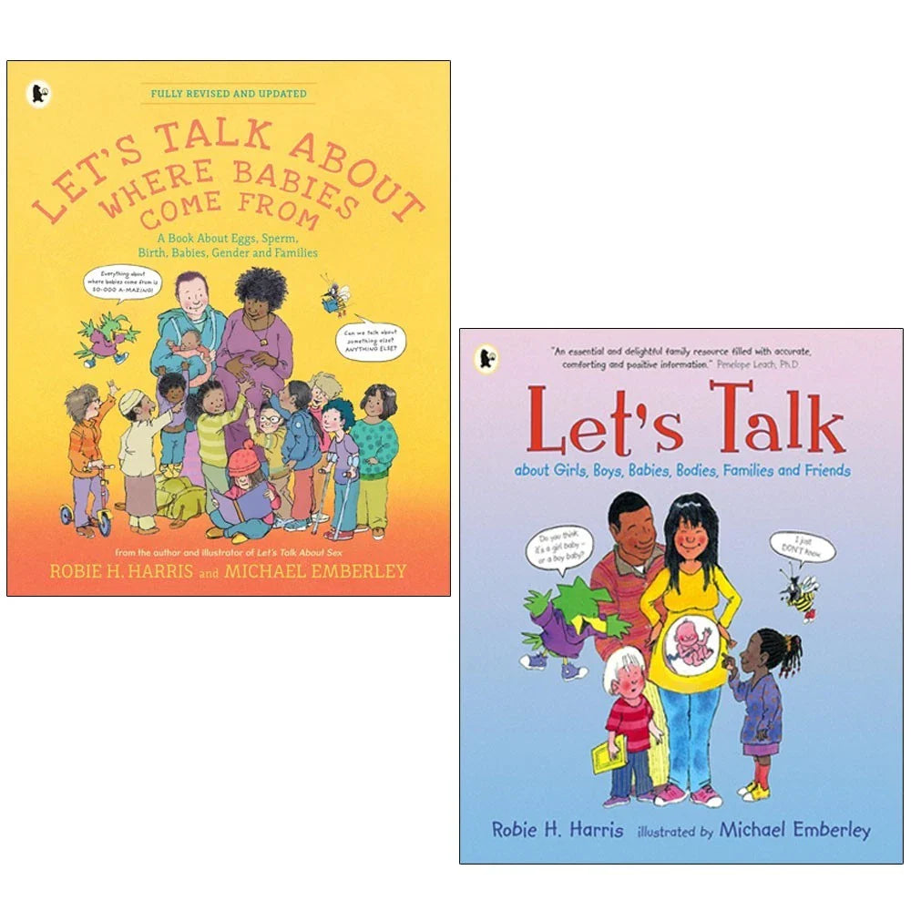 Lets Talk Series 2 Books Collection Set by Robie Harris & Michael Emberley