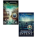 Tony hill and Carol Jordan Collection 2 Books Set by Val Mcdermid(insidious intent & out of bounds)