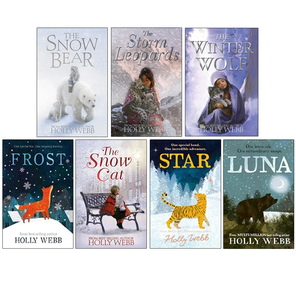 Winter Animal Stories 7 Books Collection Set(The Snow Bear ,The Winter Wolf, The Storm Leopards ,The Snow Cat, Frost, Star & Luna)