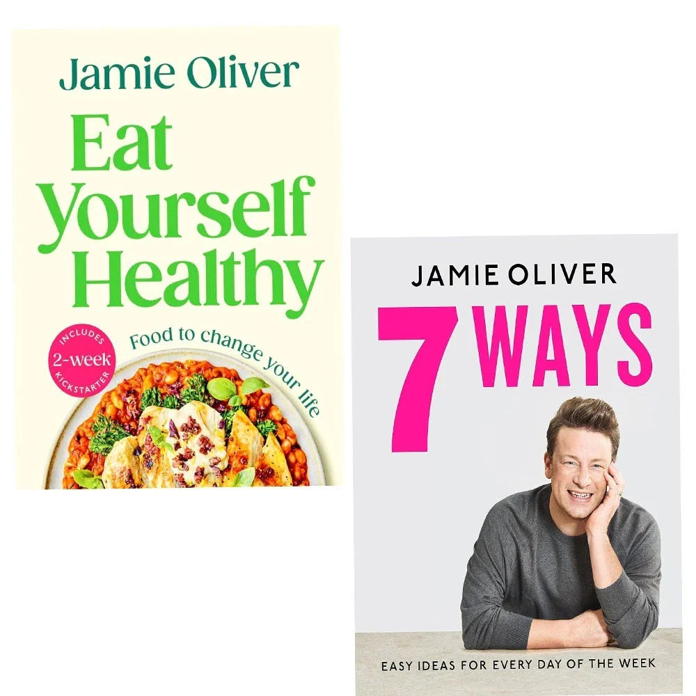 Jamie Oliver Collection 2 Books Colection Set (7 Ways,Eat Yourself Healthy)