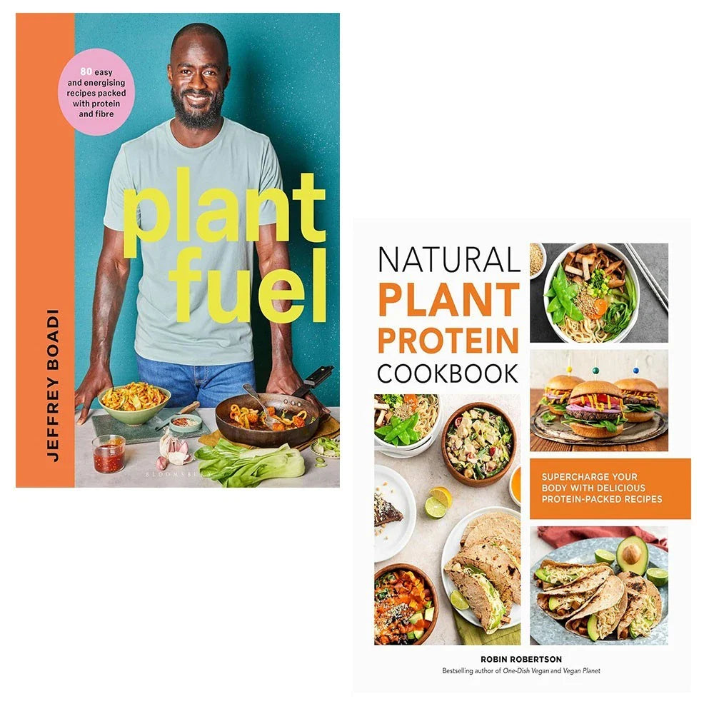 Plant Fuel Jeffrey Boadi (HB), Natural Plant Protein Cookbook 2 Books Collection Set
