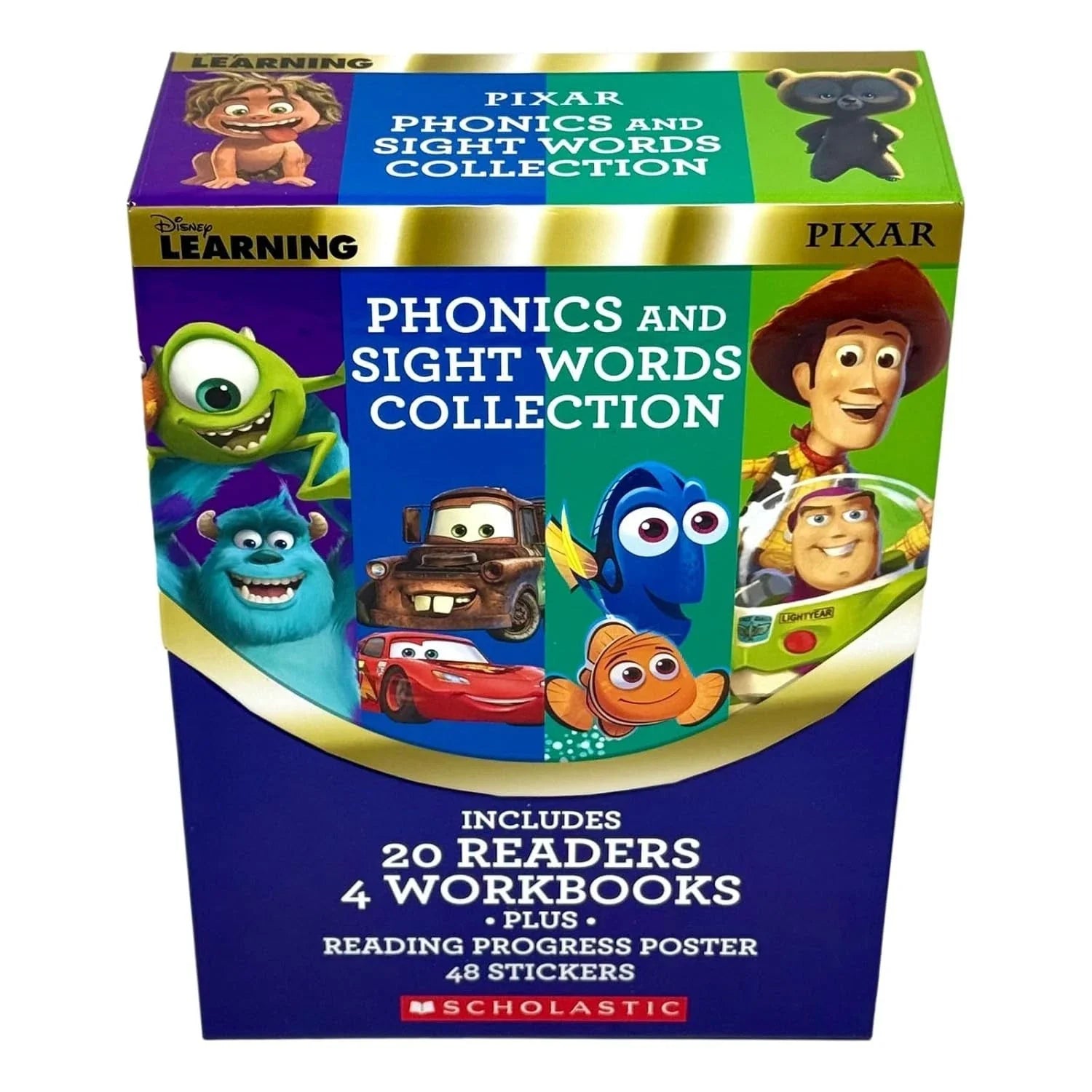 Pixar Phonics and Sight Words Collection (24 Book Set, Learning) by Scholastic