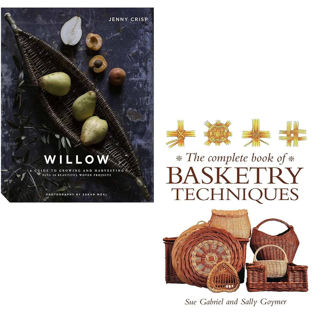 Complete Book Of Basketry Techniques, Willow(HB) 2 Books Collection Set