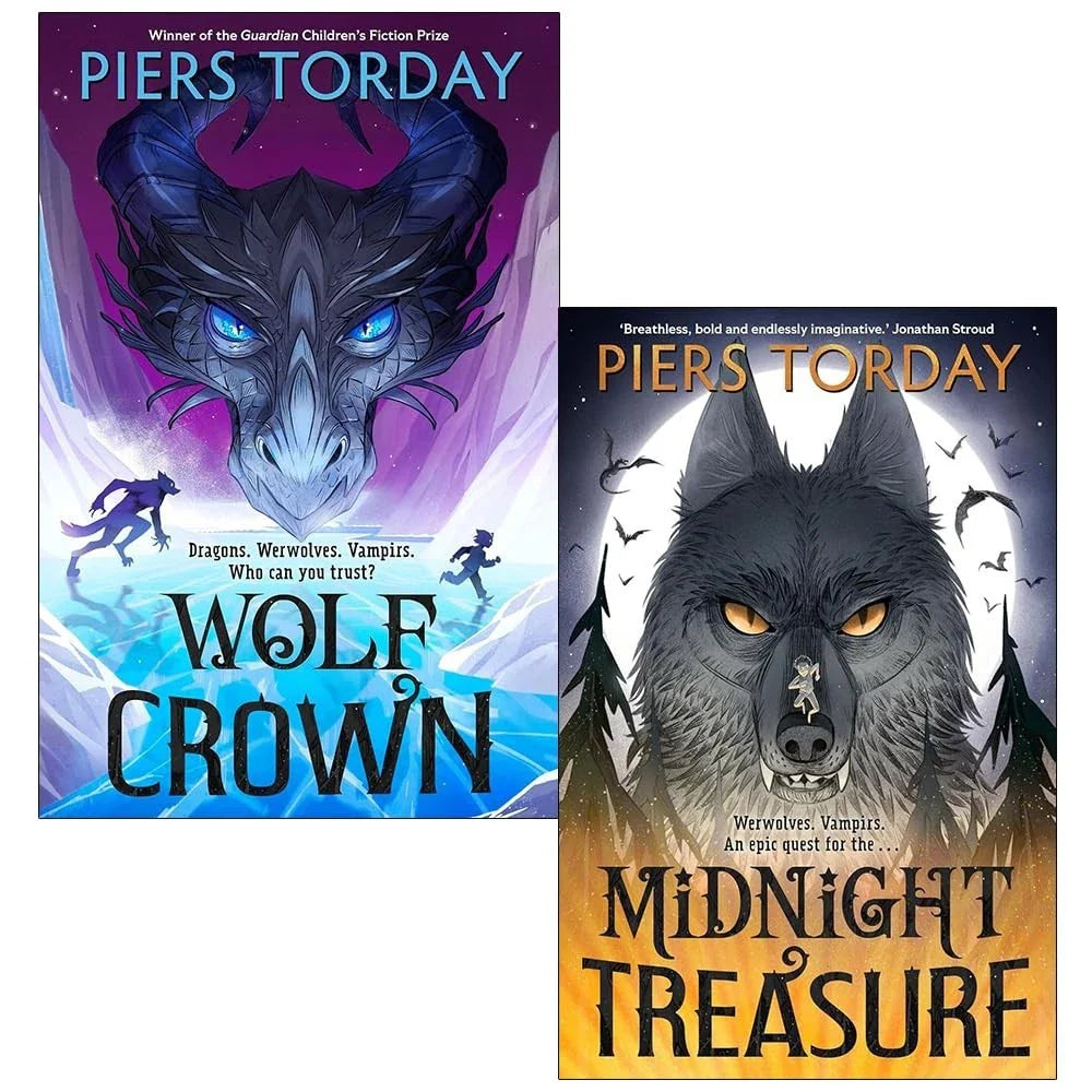 Midnight Treasure Series 2 Books Set by Piers Torday(Wolf Crown(HB),Midnight Treasure )
