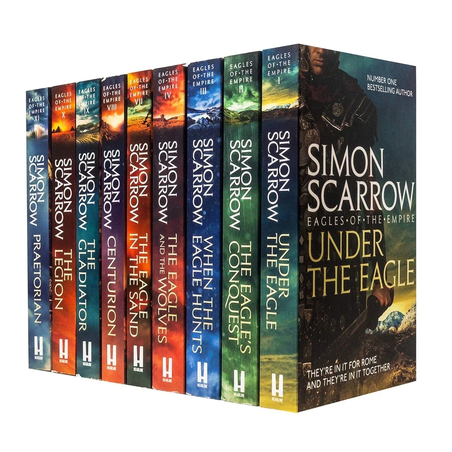 Eagles of the Empire Series 9 Books Collection Set by Simon Scarrow