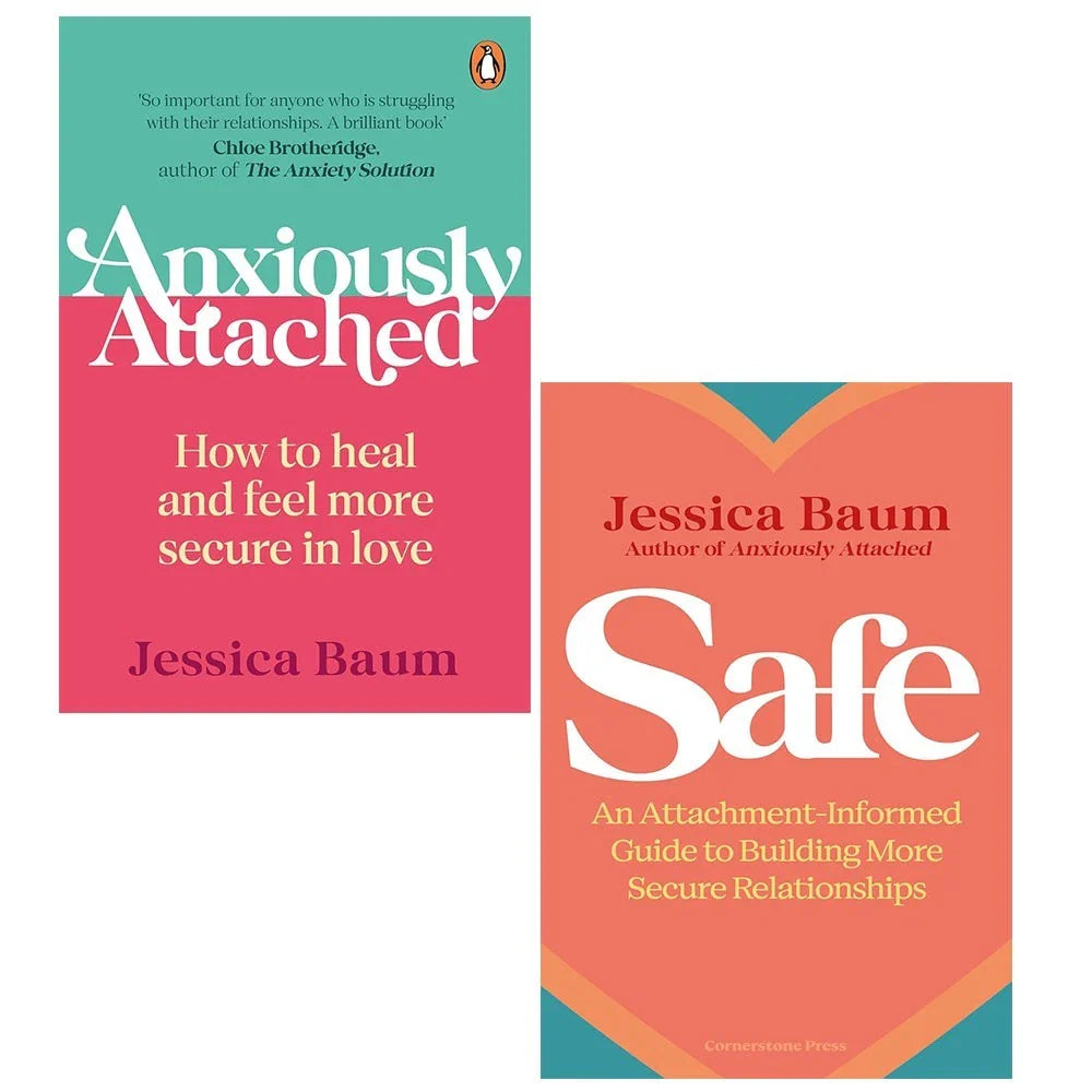 Jessica Baum Collection 2 Books Set(Anxiously Attached, Safe (HB))