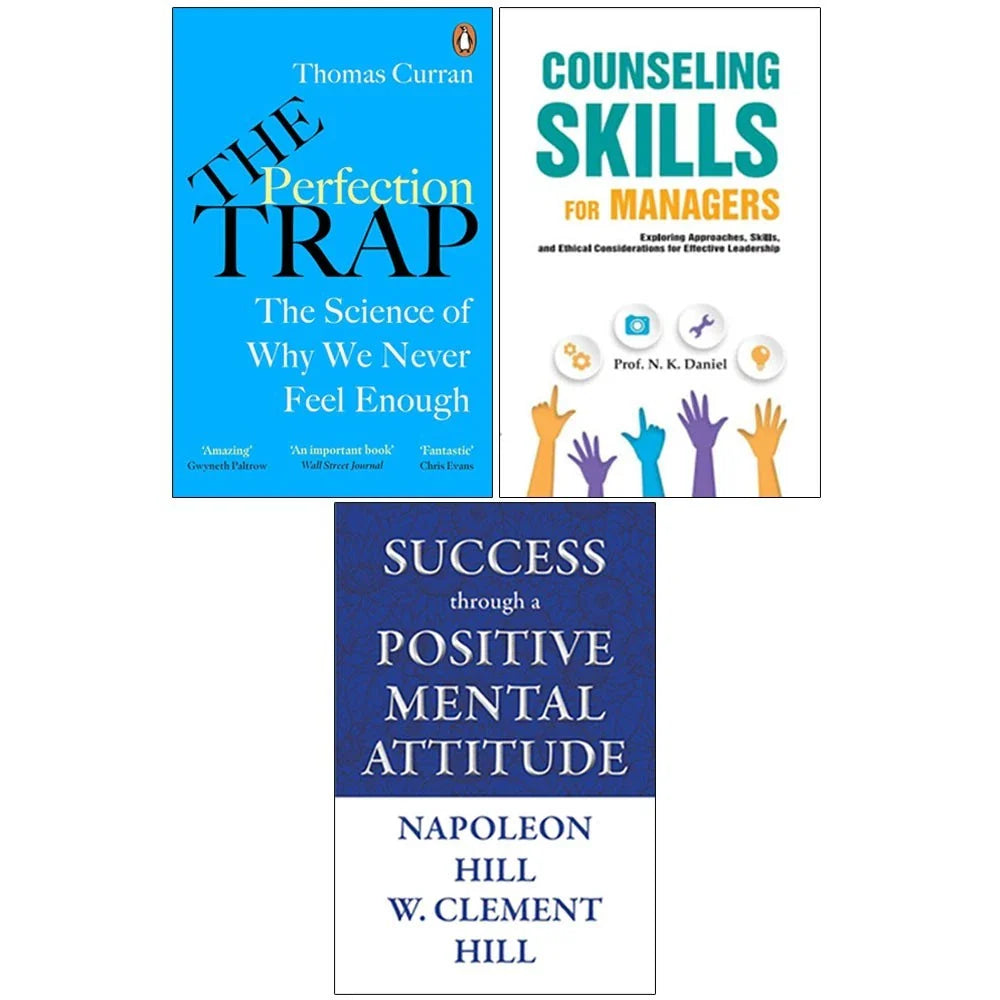 Perfection Trap,Counseling Skills ,Success through 3 Books Collection Set