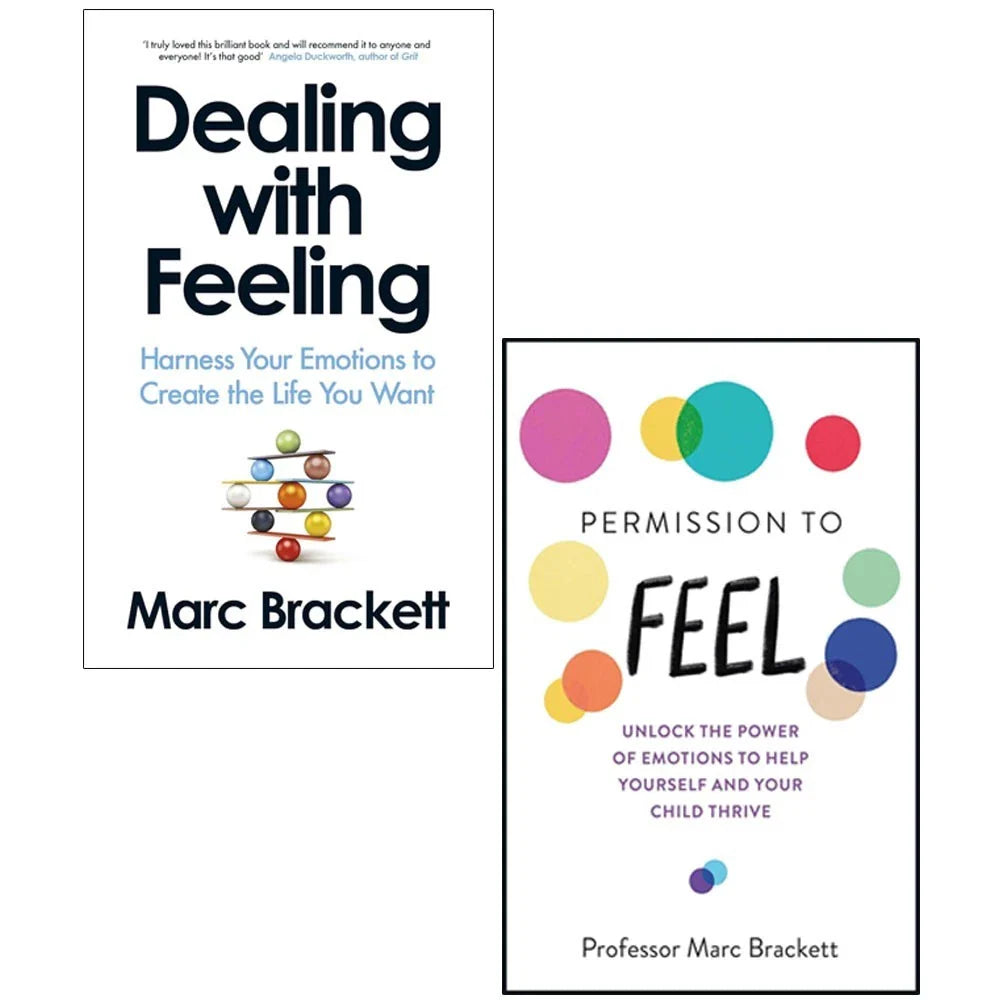Dealing with Feeling,Permission to Feel 2 Books Collection Set by Marc Brackett
