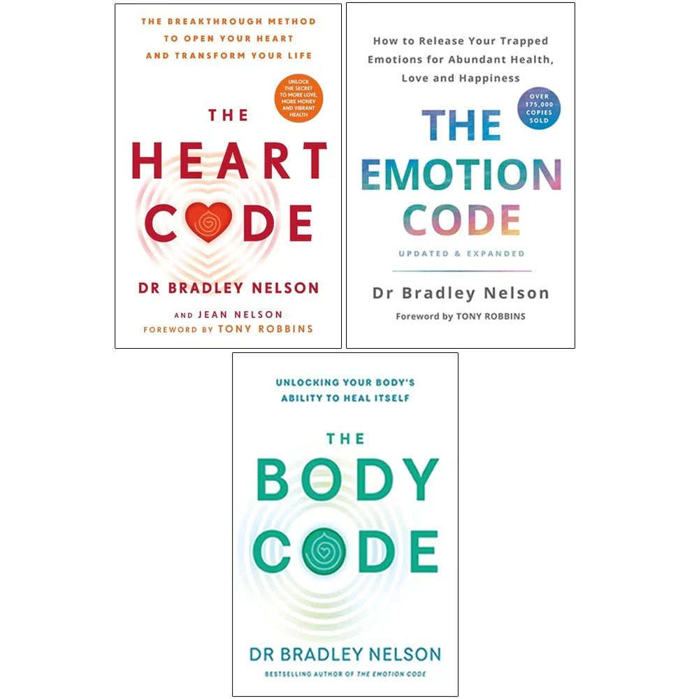 Dr Bradley Nelson Collection 3 Books Set (Emotion Code, Body Code and Heart Code)