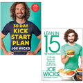 30 Day Kick Start Plan,Lean in 15 - the Sustain Plan 2 Books Collection Set