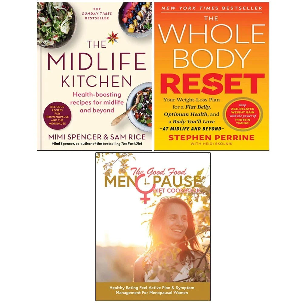 Midlife Kitchen[HB],Whole Body Reset,Good Food Menopause 3 Books Collection Set