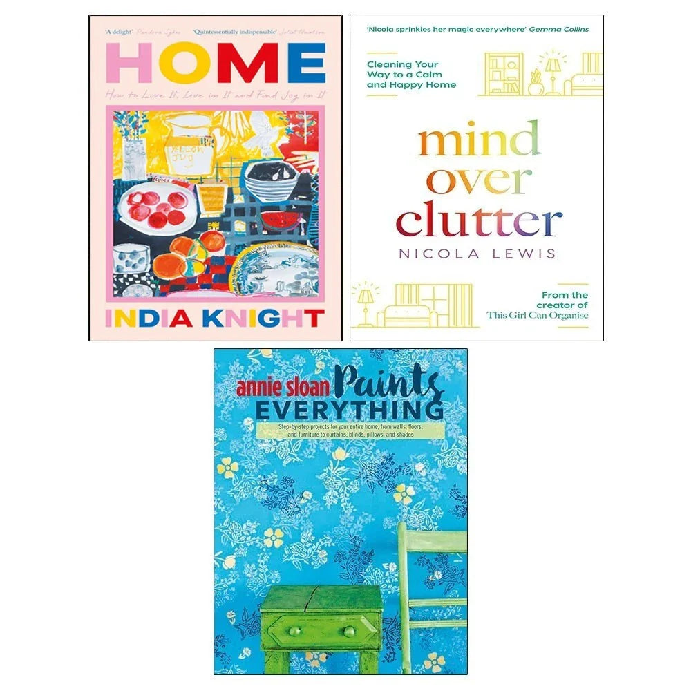 Home (HB), Paints Everything, Mind Over Clutter 3 Books Collection Set