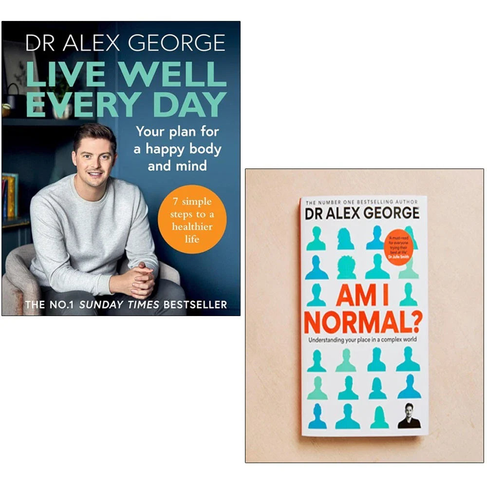 Live Well Every Day,Am I Normal? HB 2 Books Collection Set by Dr Alex George