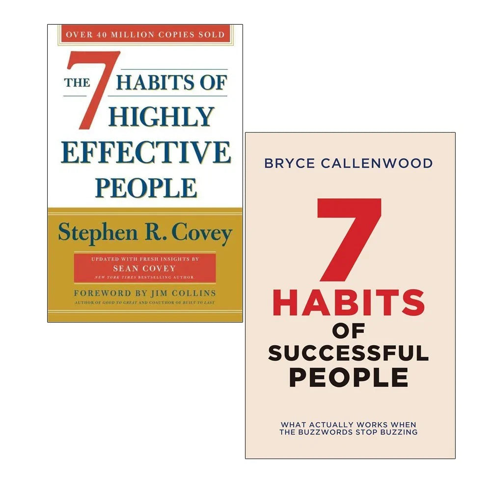 The 7 Habits Of Highly Effective People, 7 Habits of Successful People 2 Books Collection Set