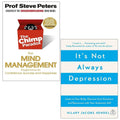 Chimp Paradox Prof Steve Peters, It's Not Always Depression 2 Books Collection Set