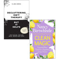 Clean Magic Nancy Birtwhistle,Decluttering Isn’t Therapy Clara Wren 2 Books  Collection Set