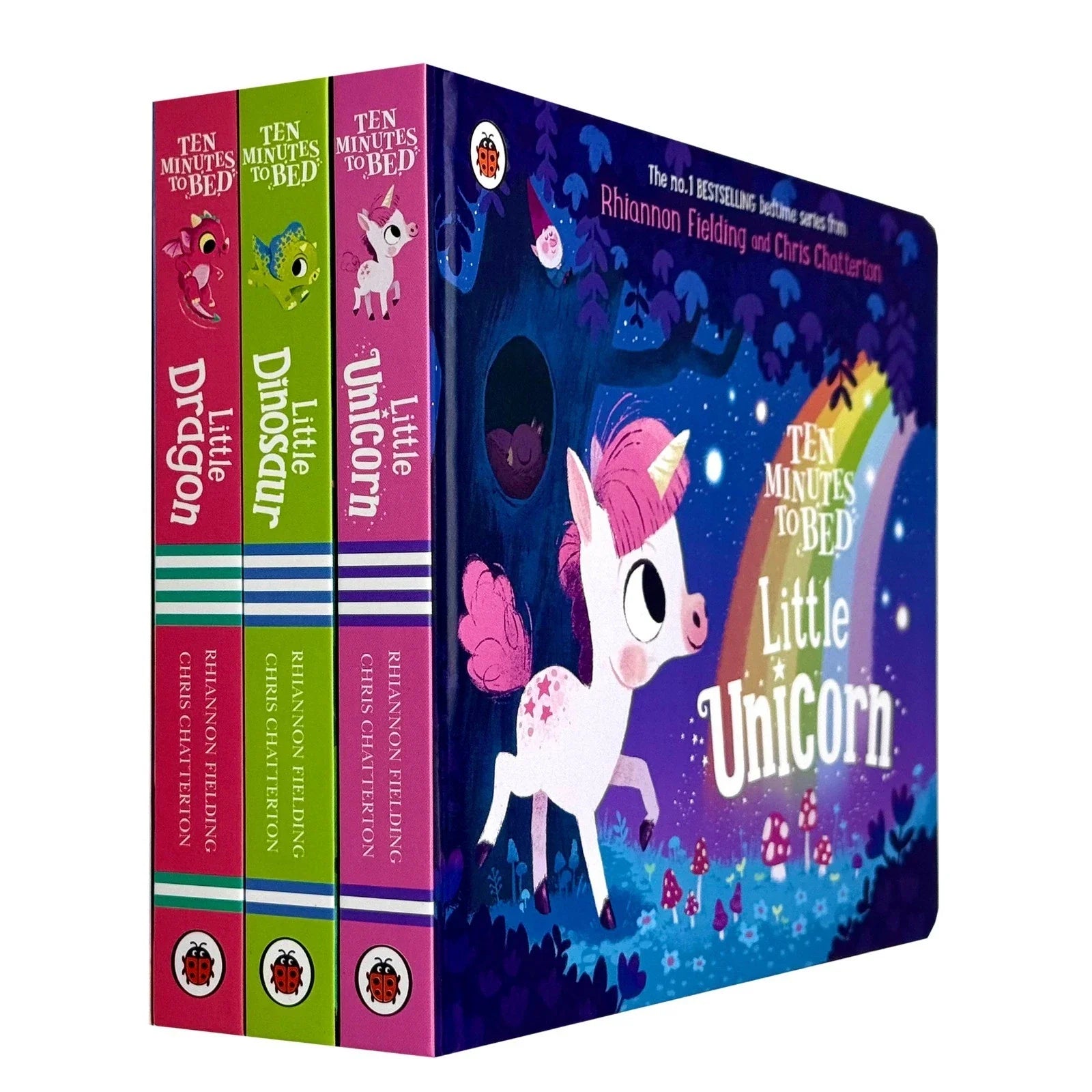 Ten Minutes to Bed Series 3 Books Collection Set By Rhiannon Fielding(Ten Minutes to Bed: Little Dragon, Ten Minutes to Bed: Little Dinosaur  & Ten Minutes to Bed Little Unicorn)