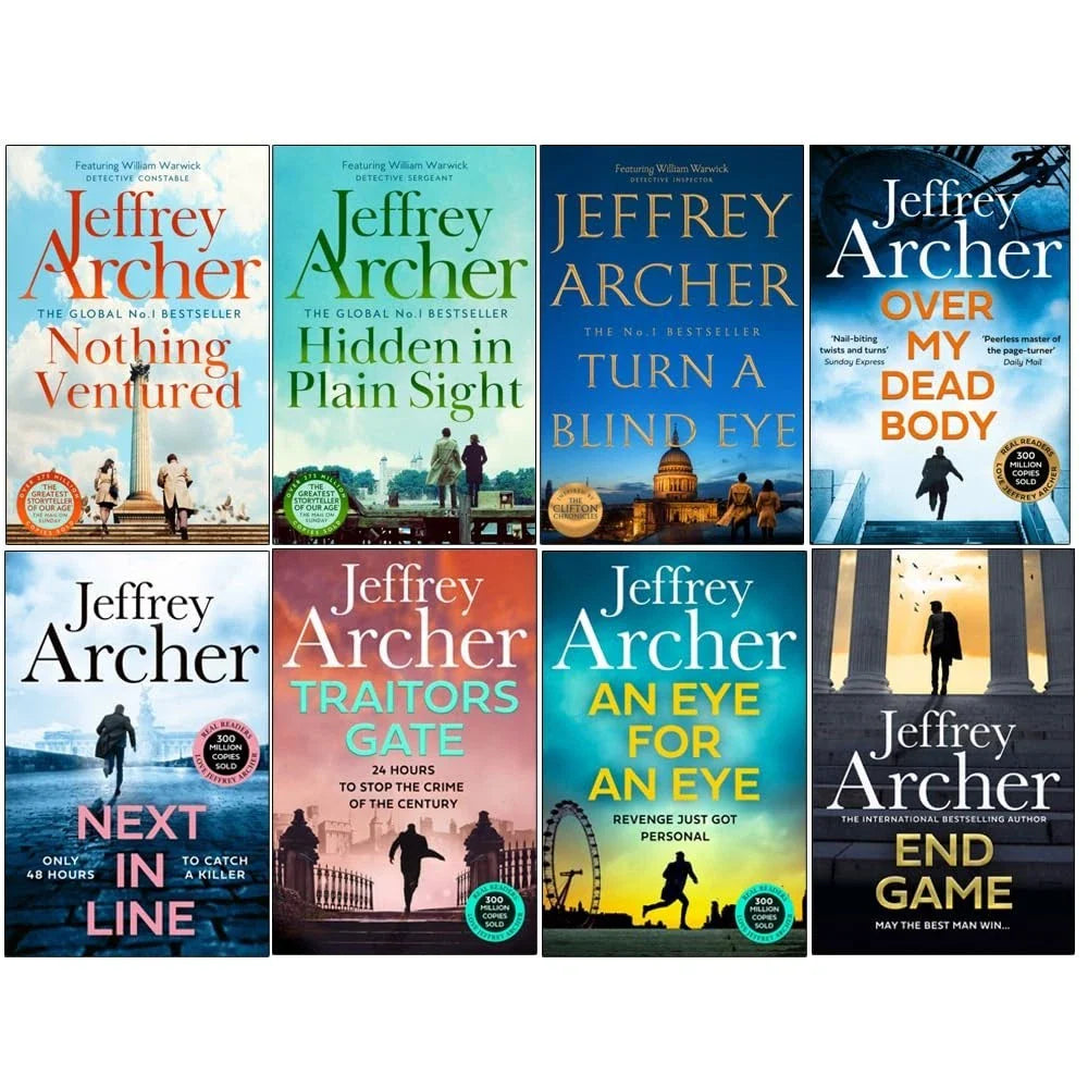 Share William Warwick Novels 1 - 8 Books Collection Set by Jeffrey Archer