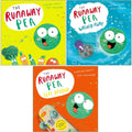 The Runaway Pea Series 3 Books Collection Set (The Runaway Pea ,The Runaway Pea Washed Away  & The Runaway Pea Left Behind)