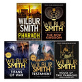 The Egyptian Series 6-10 Collection 5 Books Set by Wilbur Smith (Pharaoh ,The New Kingdom, Titans of War, Testament & House of Two Pharaohs)