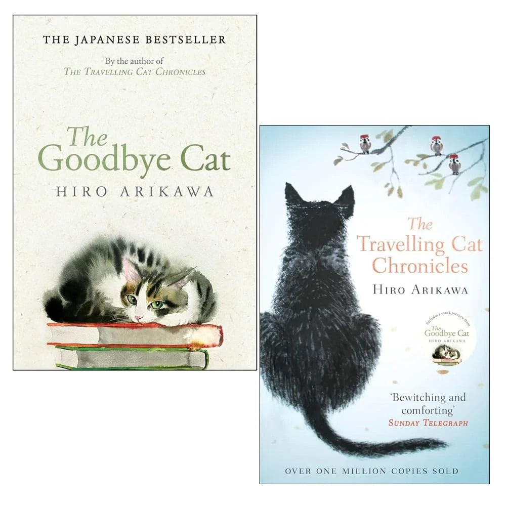 Hiro Arikawa Collection 2 Books Set (The Goodbye Cat, The Travelling Cat Chronicles)