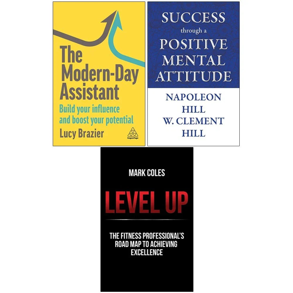 Modern-Day Assistant,Success through a Positive Mental Attitude,Level Up 3 Books Collection Set