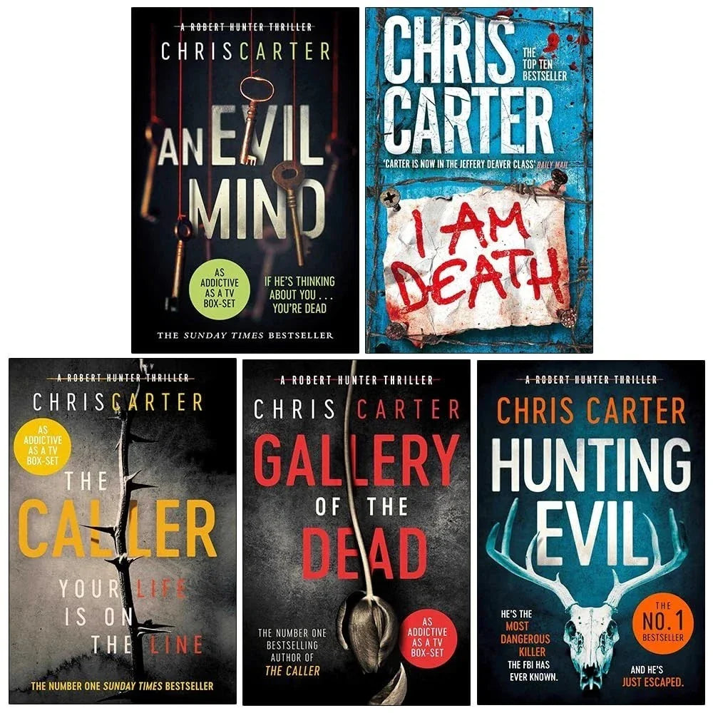 Robert Hunter Series Vol 6-10 Collection 5 Books Set By Chris Carter