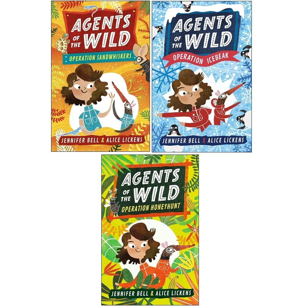 Agents of the Wild Series 3 Books Collection Set By Jennifer Bell
