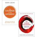 Courage To Be Disliked,Courage To Be Different Eden Locke 2 Books Collection Set