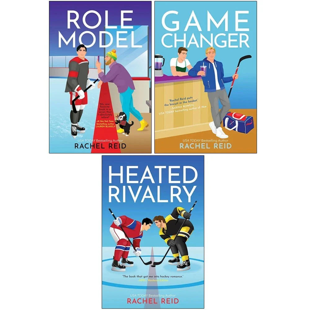 Game Changers Series 1 Collection 3 Books Set By Rachel Reid (Game Changers, Heated Rivalry  & Role Model)