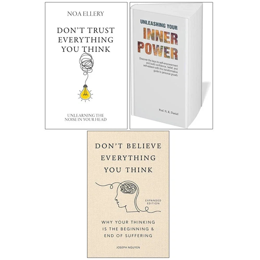 Don’t Trust Everything,Unleashing Your Inner,Don't Believe Every 3 Books Collection Set