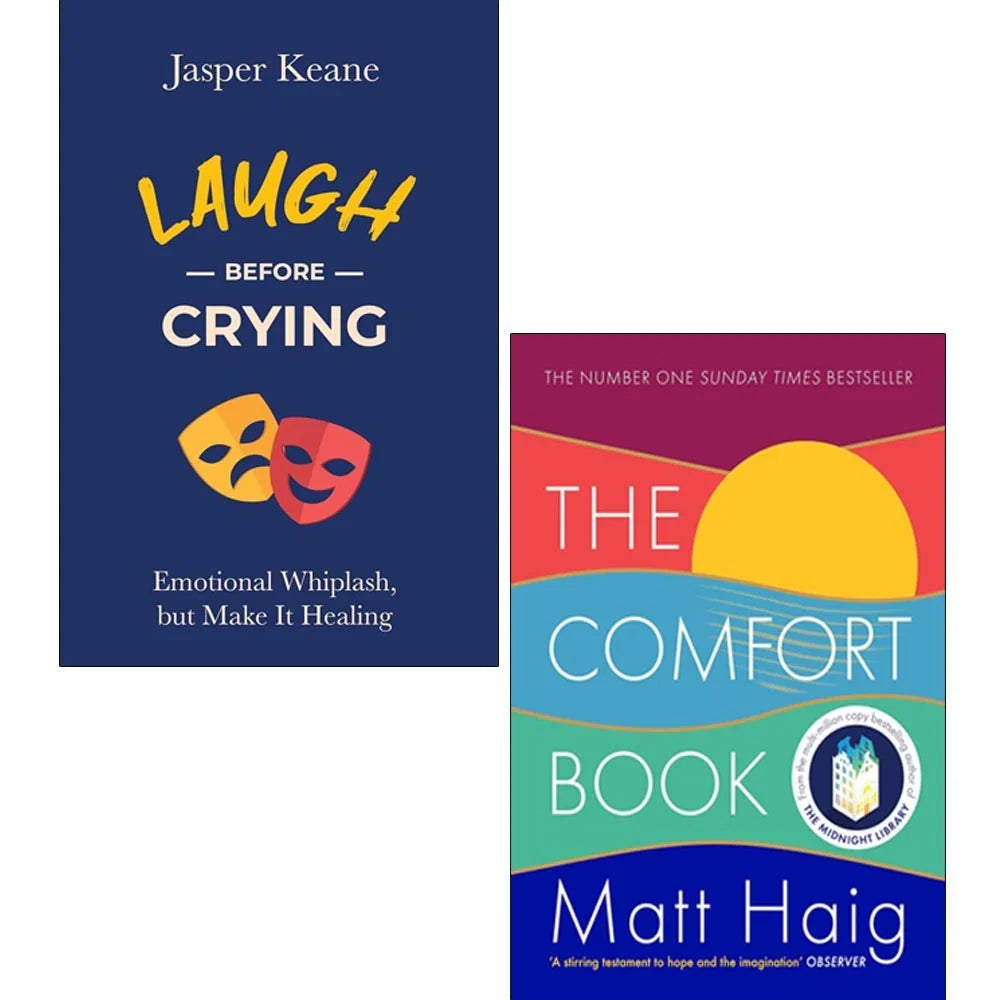 Laugh Before Crying by Jasper Keane ,Comfort Book by Matt Haig 2 Books Collection Set