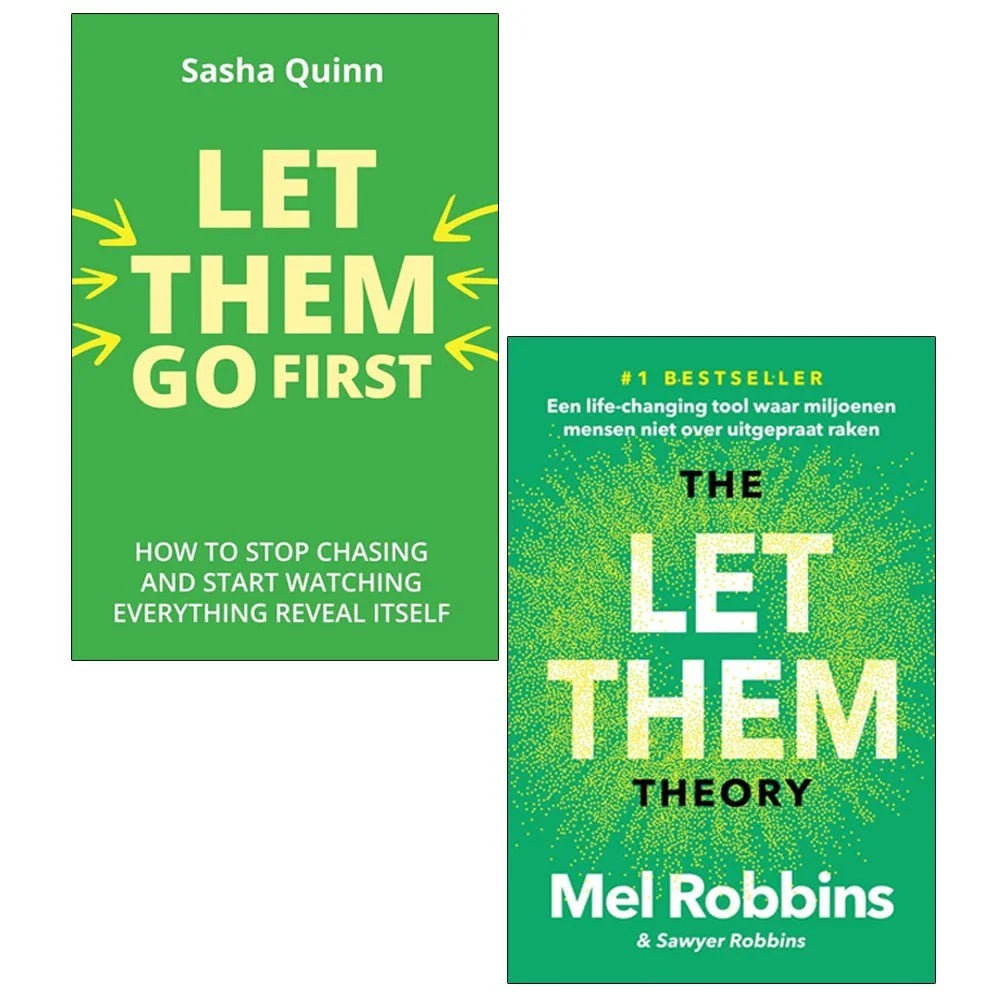 Let Them Go First by Sasha Quinn, Let Them Theory  by Mel Robbins 2 Books Collection Set