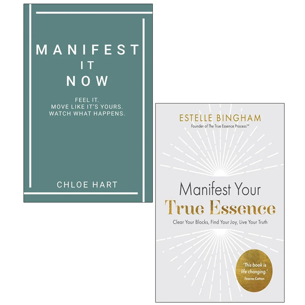 Manifest It Now by  Chloe Hart ,Manifest Your True Essence 2 Books Collection Set