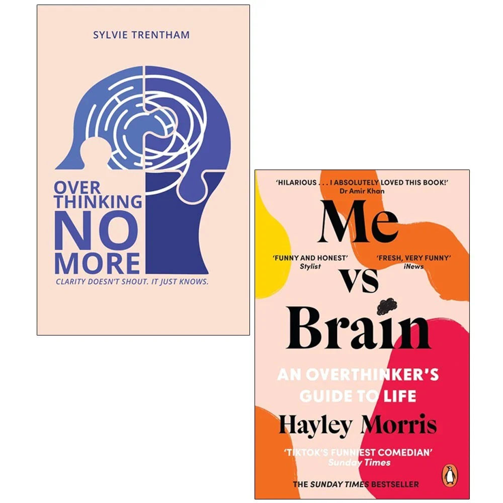 Overthinking No More by  Sylvie Trentham , Me vs Brain by  Hayley Morris 2 Books Collection Set