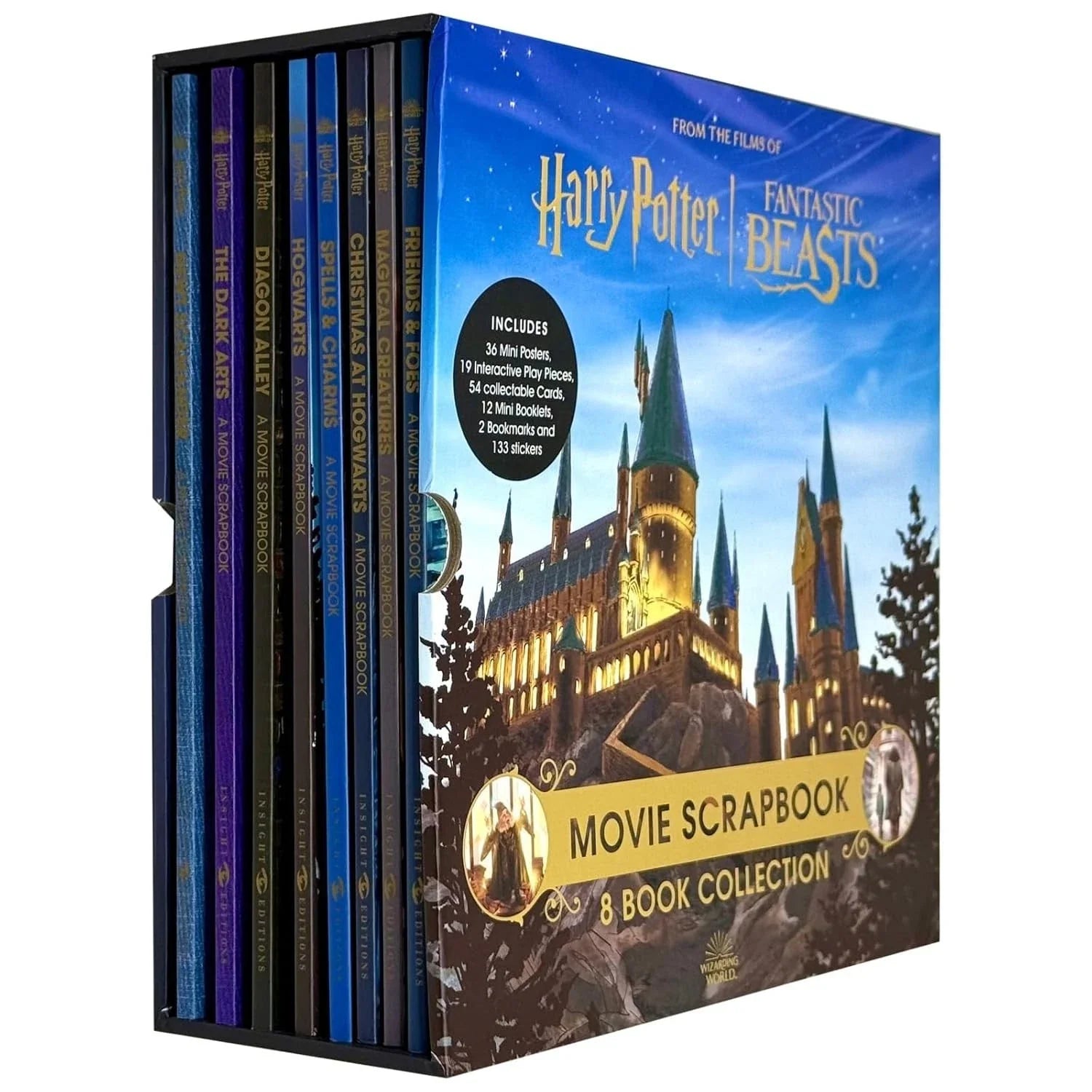 Wizarding World Movie Scrapbooks–Harry Potter & Fantastic Beasts 8 Books Box Set