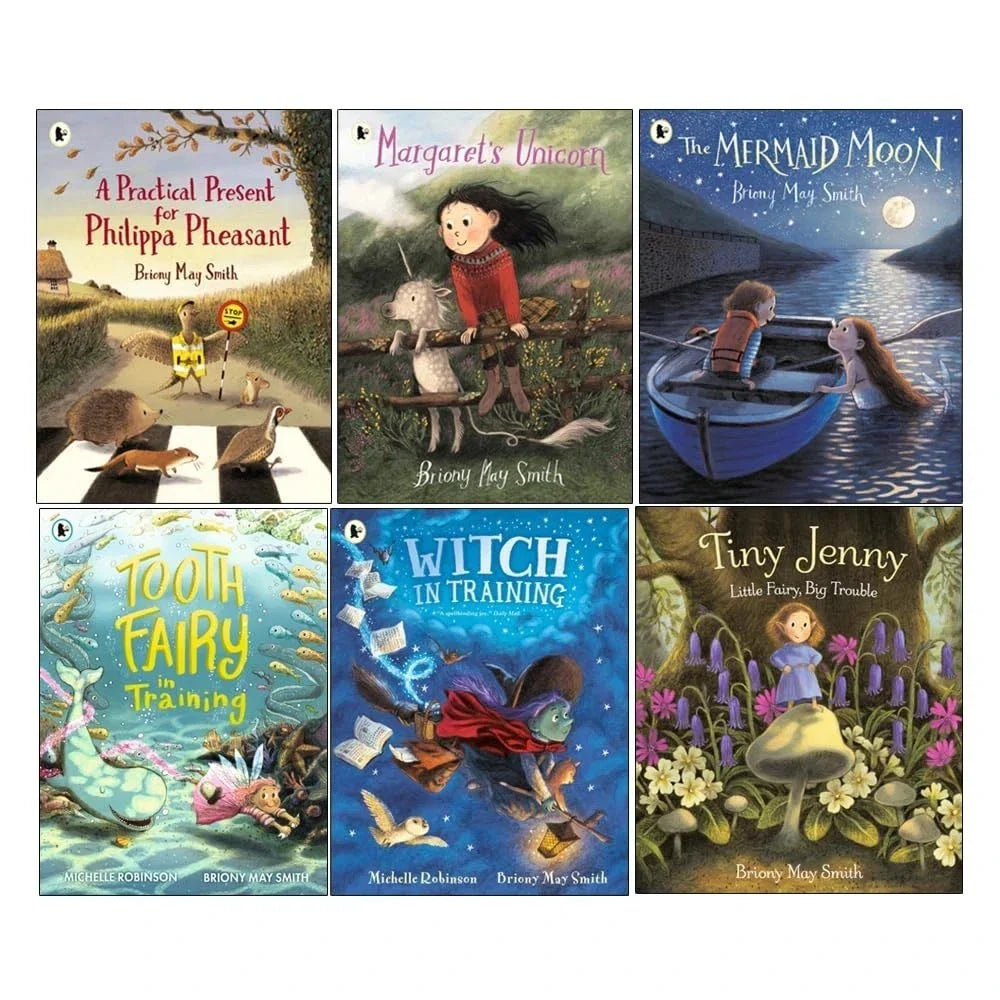 Briony May Smith Collection 6 Books Set (Mermaid Moon,Margaret's Unicorn, Tooth)