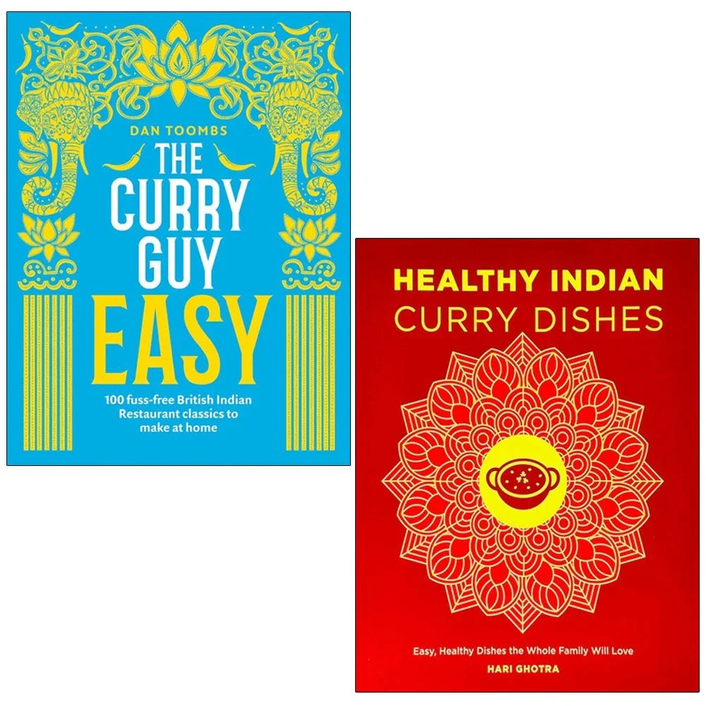 The Curry Guy by Easy Dan Toombs  & Healthy Indian Curry  by Hari Ghotra 2 Books Collection Set
